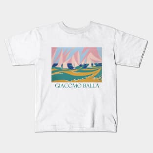 Marvelante (1920) by Giacomo Balla Kids T-Shirt